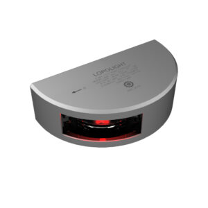 Lopolight Series 301-002 - Port Sidelight - 2NM - Vertical Mount - Red - Silver Housing 6 75894XL