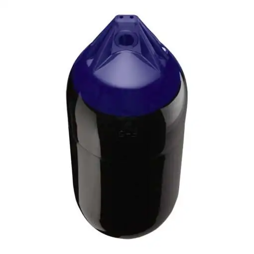 Polyform F-5 Twin Eye Fender 11" x 30" - Black - Image 2