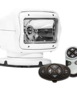 Golight Radioray GT Series Permanent Mount - White Halogen - Wireless Handheld & Wireless Dash Mount Remotes