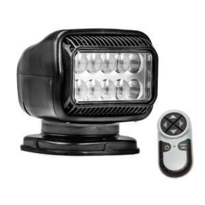 Golight Radioray GT Series Permanent Mount - Black LED - Wireless Handheld Remote 6 81236XL