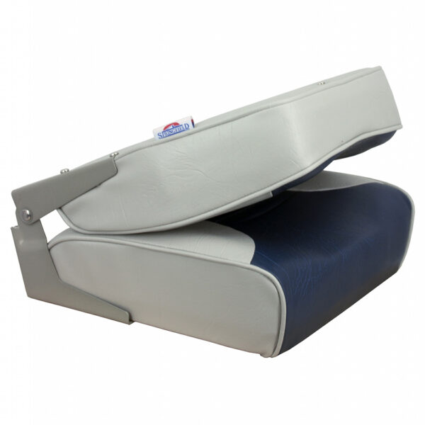 Springfield Economy Multi-Color Folding Seat - Grey/Blue - Image 2