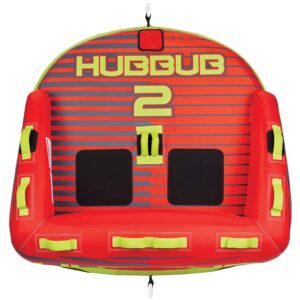 Full Throttle Hubbub 2 Towable Tube - 2 Rider - Red 6 91390XL