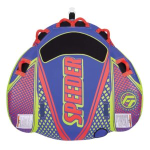 Full Throttle Speeder Towable Tube - 2 Rider - Blue 6 91396XL