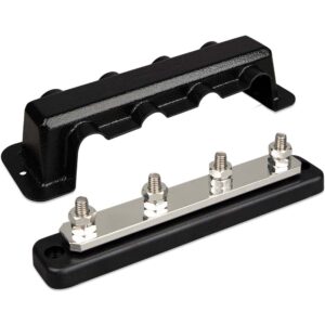 Victron Busbar 250A 4P & Cover 4X 5/16" Terminals 6 92464XL