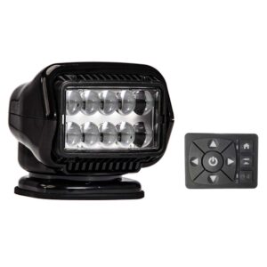 Golight Stryker ST Series Permanent Mount Black 12V LED w/Hard Wired Dash Mount Remote 6 92704XL