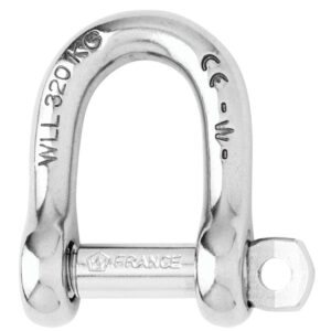 Wichard Self-Locking D Shackle - Diameter 10mm - 13/32" 8 93094XL