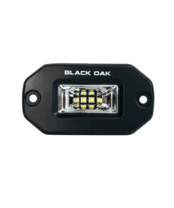 Black Oak 2" Marine Flush Mount Spreader Light - Black Housing - Pro Series 3.0