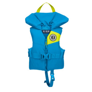 Mustang Lil' Legends Child Foam Vest - Azure Blue 4 97232XL