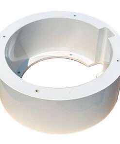 Iris Surface Mount Bracket f/IRISx106 Series Cameras - White Powder Coat Finish