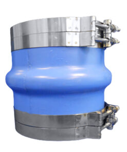 Trident Marine 4" ID Blue Silicone Molded Wet Exhaust Hump w/4 T-Bolt Clamp