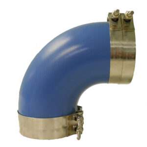Trident Marine 3" ID 90-Degree Blue Silicone Molded Wet Exhaust Elbow w/4 T-Bolt Clamps 8 99743XL